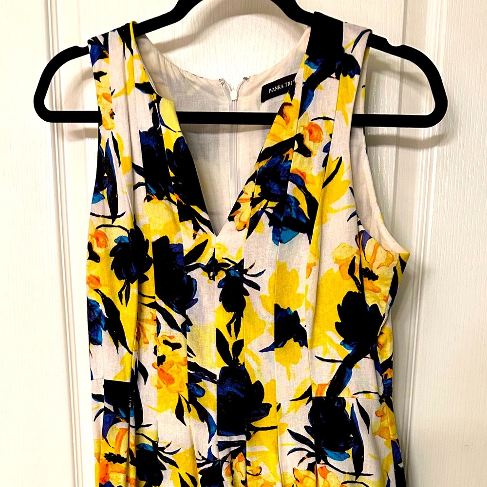 Ivanka Trump yellow floral dress